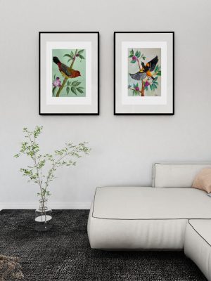 Finch & Oriole (Sold as a Pair) (Print)