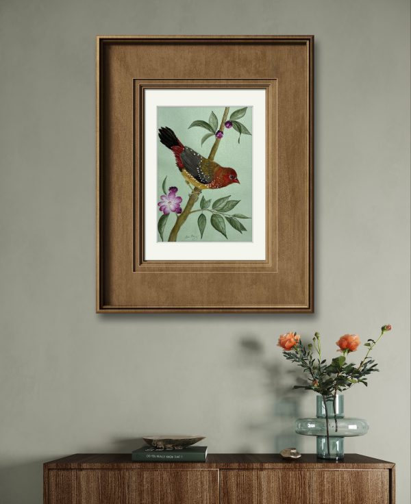 Strawberry Finch (Print) - Image 5