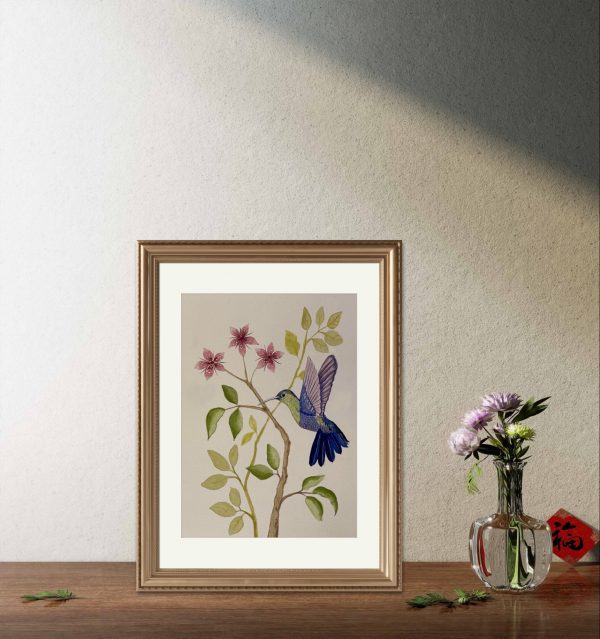 Blue Hummingbird (Print) - Image 3