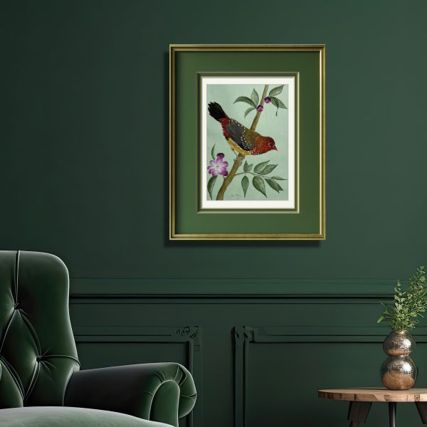 Strawberry Finch (Print) - Image 2
